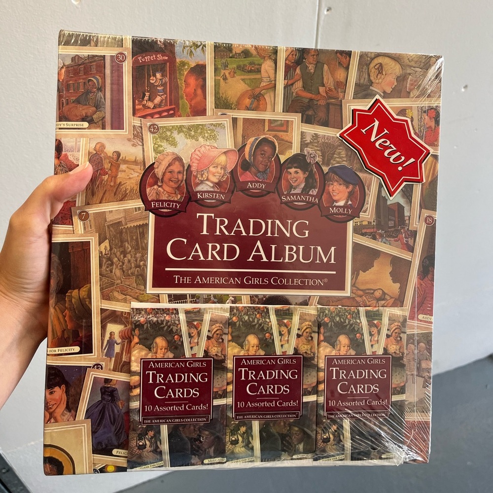 NEW American Girls Trading Card Binder